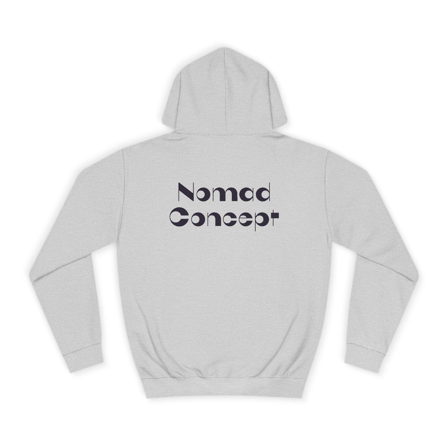 Trendy Unisex College Hoodie, Reversible Graphic Pullover, Casual Streetwear, Ideal for College, Gift for Students - BarkandMeow