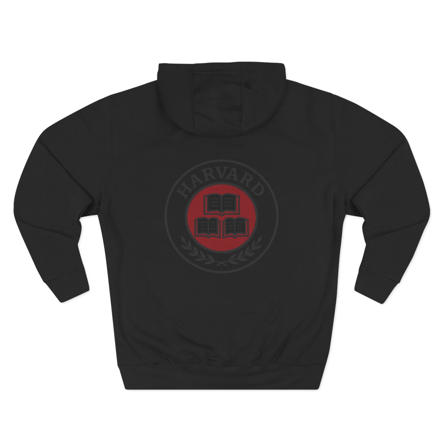 Harvard Three-Panel Fleece Hoodie | Cozy College Spirit Wear, University Apparel, Gift for Students, Alumni Sweatshirt, Campus Style - BarkandMeow