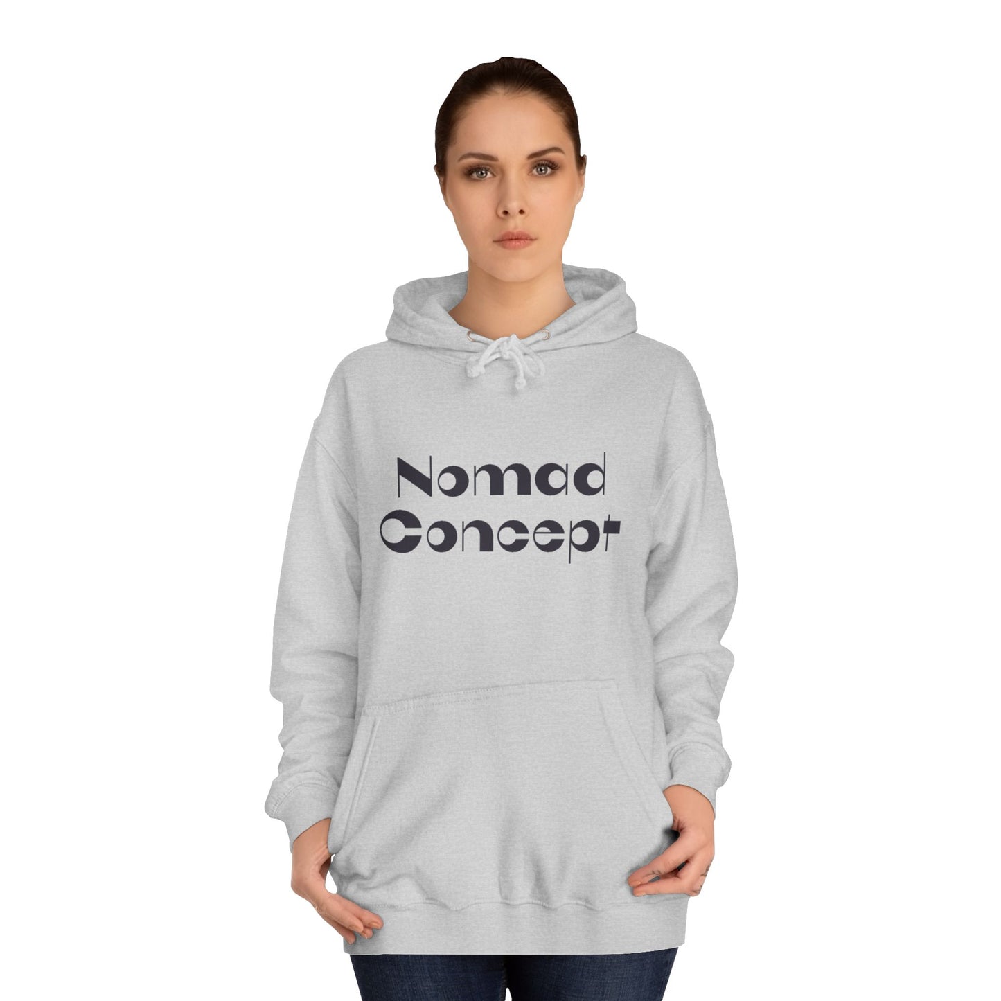 Trendy Unisex College Hoodie, Reversible Graphic Pullover, Casual Streetwear, Ideal for College, Gift for Students - BarkandMeow