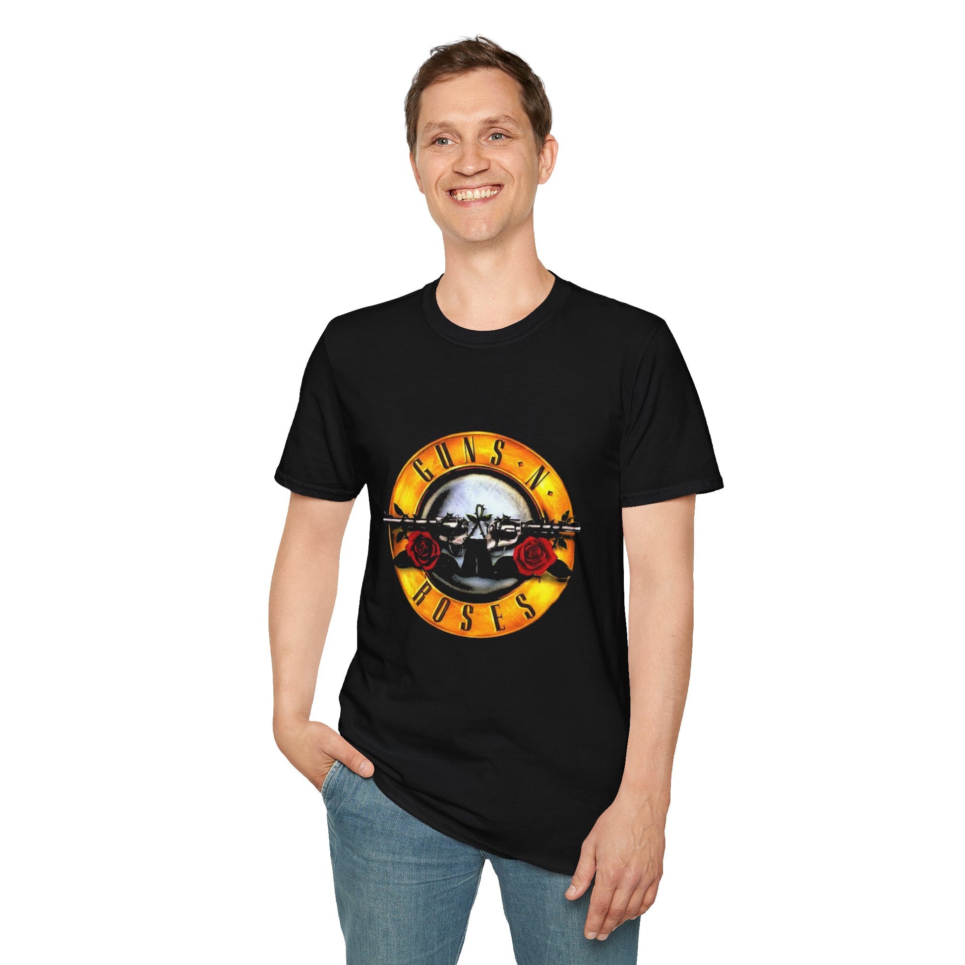 Guns N’ Roses Logo T-Shirt — Classic Rock Band Tee - BarkandMeow