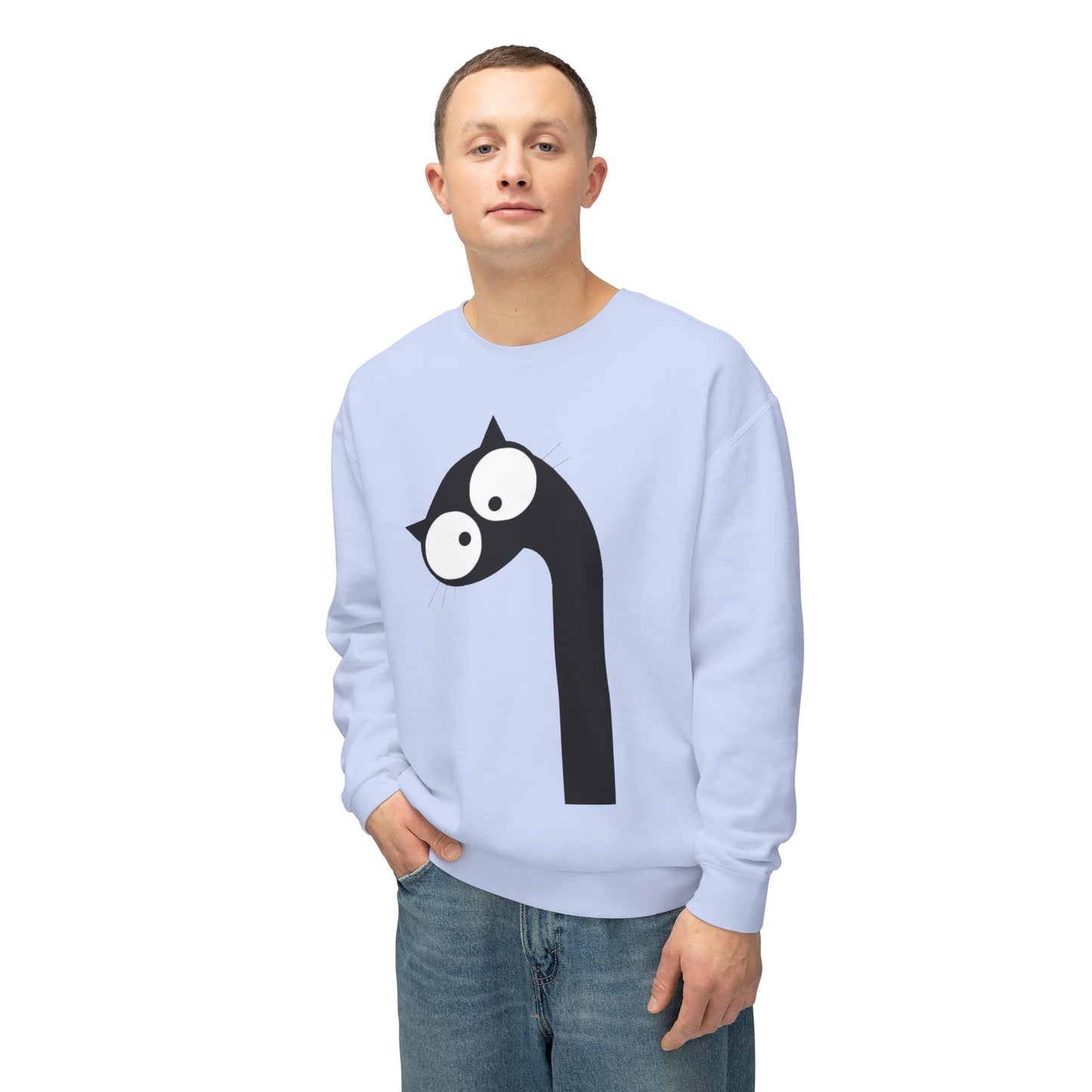 Cat Eye Crewneck Sweatshirt - BarkandMeow
