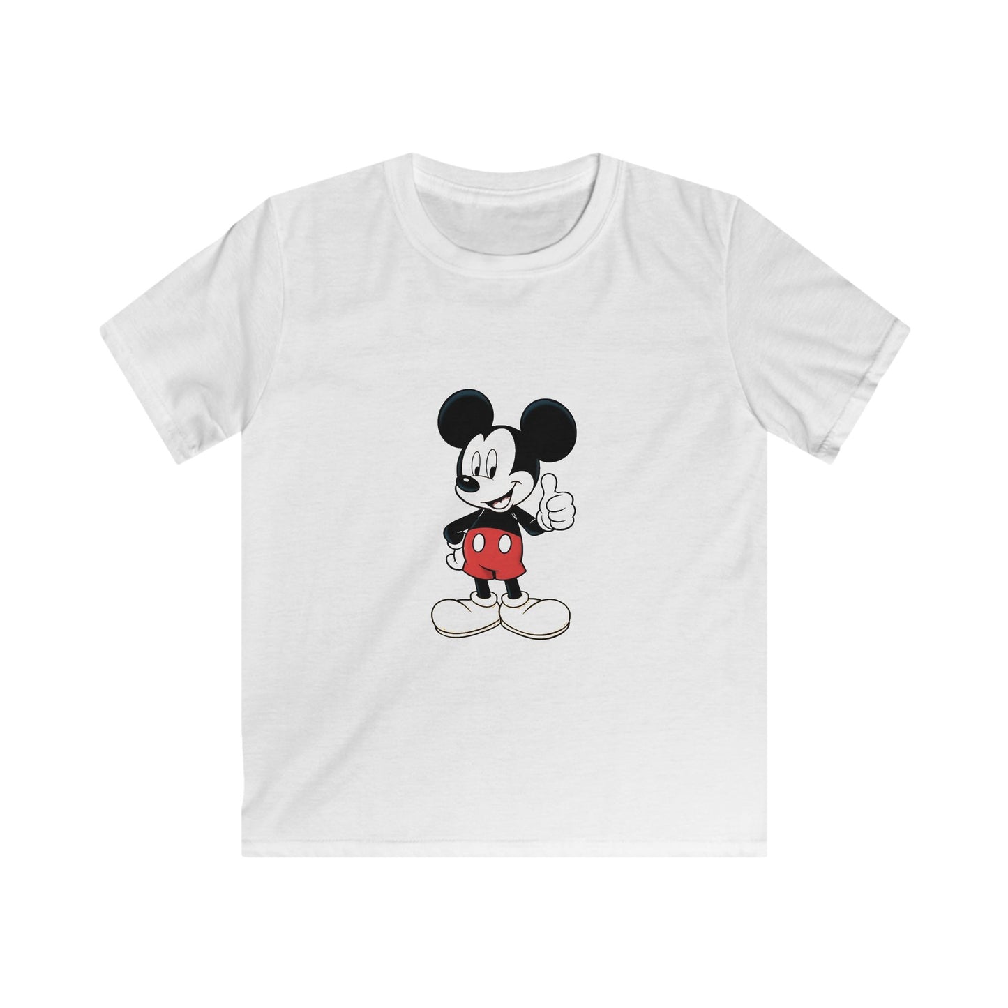 Kids Mickey Mouse T‑Shirt — Classic Cartoon Thumbs Up Tee - BarkandMeow