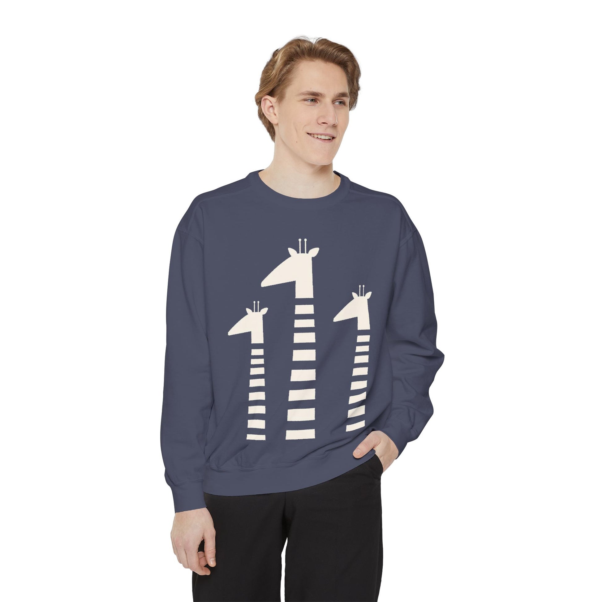 Giraffe Stripes Sweatshirt - BarkandMeow